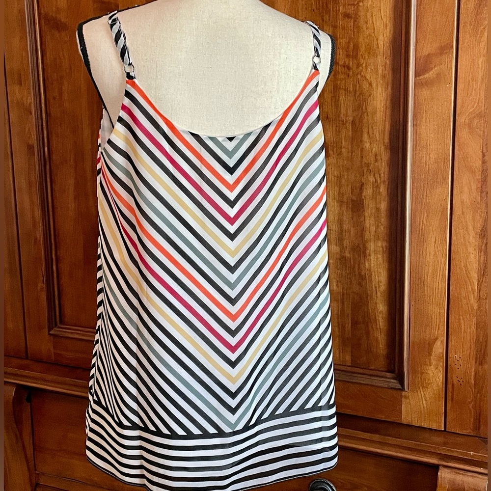 CABI striped Linea Cami Top   Size M